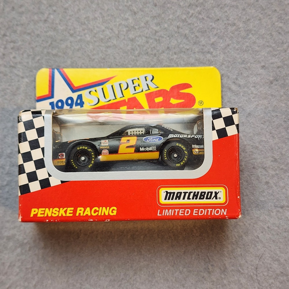 Matchbox Penske Racing Ford Thunderbird #2 Rusty Wallace 1994 Super Stars 1:64